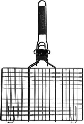 Produktbild von MUSTANG 3-fach Fischbräter Fischgriller mit Antihaftbeschichtung und abnehmbaren Griff 34x22cm