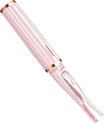 Immagine prodotto di INF Arricciaciglia Riscaldato Elettrico Portatile per Ciglia Naturali e Finte Rosa