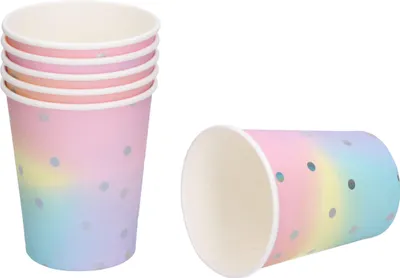 Produktbild von Partybecher PASTEL 250 ml, 6 Stück