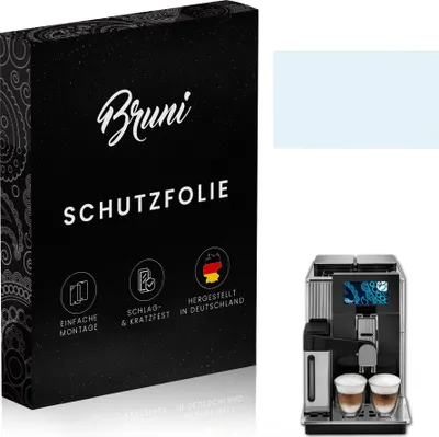 Produktbild von Bruni Basics-Clear 2x Schutzfolie kompatibel mit DeLonghi Maestosa (EPAM960.75.GLM) Folie