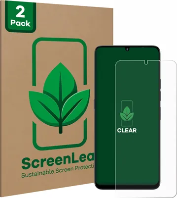 Produktbild von 2x ScreenLeaf Schutzfolie für Umidigi G9 5G nachhaltiger Displayschutz Display Schutz Folie Klar Transparent