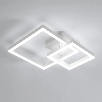 Productafbeelding van Osairous LED plafondlamp, 36W, 4050LM, 6500K, wit – wit + koelwit 6500K