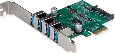 Produktbild von VALUE PCI-Express-Karte, USB 3.2 Gen 1, 4 Ports