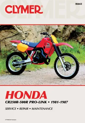 Produktbild von Honda CR250R-500R Pro-Link Motorcycle (1981-1987) Service Repair Manual