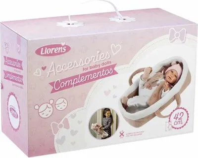 Produktbild von Zubehör für Puppen Llorens 42 cm Kleid Babytragetasche