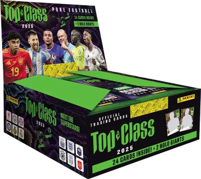 Produktbild von FIFA Top Class 2025 Trading Cards Fat Packs Display (10)