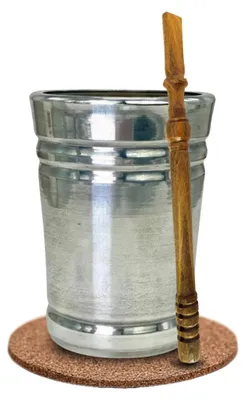 Immagine prodotto di Set Yerba Mate Matero Palo Santo da 150 ml + Bombilla in legno da 18 cm