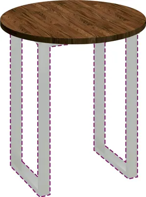 Immagine prodotto di Piano del tavolo Marrone Chiaro Ø 70 x 2,5 cm