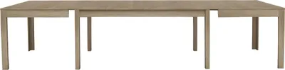 Immagine prodotto di Milani Home - tavolo da pranzo allungabile 180-223-266-309-352 x 90 x 75 cm, legno di frassino, legno naturale