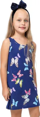 Obrázek produktu pro Dívčí noční košile Butterfly - Námořnická modrá - 152
