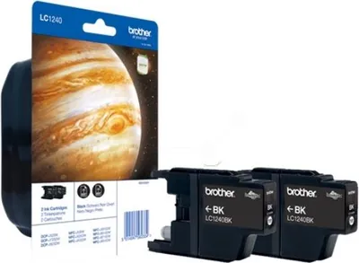 Produktbild von Brother LC-1240BKBP2 Druckerpatrone Original Standardertrag Schwarz