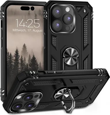Produktbild von Armor Outdoor Handyhülle für Apple iPhone 14 Pro Handy Panzer Case Cover Schutzhülle Farbe: Schwarz