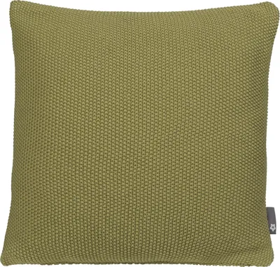 Produktbild von Pichler Baumwollgestrick uni Kissenhülle 2er Set 40 x 40 cm LOLA Rechteck limone