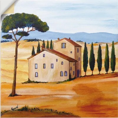 Produktbild von ARTland Wandbild, selbstklebend Toskana modern 1 Größe: 50x50 cm