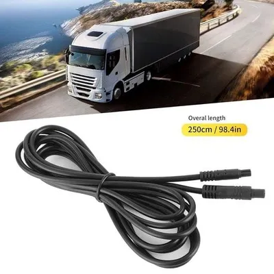 Image de Câble d'extension à 5 broches pour caméra de recul dans une voiture - Résistant aux températures élevées - 12 V 24 V .