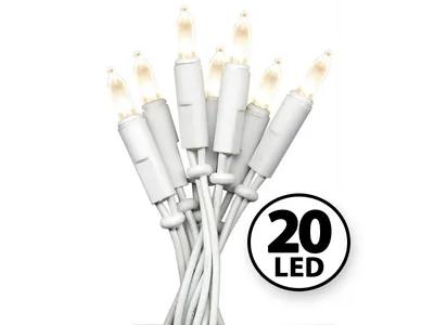 Immagine prodotto di Catena luminosa LED mini bianco caldo per interni 20 pezzi