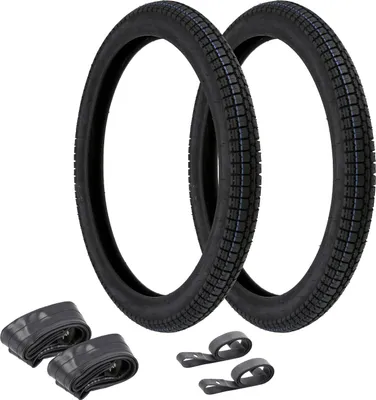 Produktbild von Set: 2x Reifen 2.25 x 19 Vee Rubber VRM 013 + 2x Schläuche + 2x Felgenband