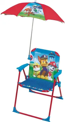 Produktbild von Kinderklappstuhl mit Sonnenschirm - Pat'Patrouille