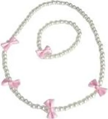 Produktbild von Set Kette Armband Perlen Schleife