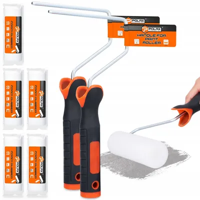 Produktbild von Polax Farbroller Schaumstoff 15 cm für Lacke und Farben