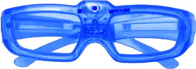Produktbild von Im Dunkeln leuchtende Brille für Kinder, 3 Leuchtmodi, Leuchtrahmen, batteriebetrieben, Herzform, Cosplay, Geburtstagsparty, Foto-Requisite, LED-Brille
