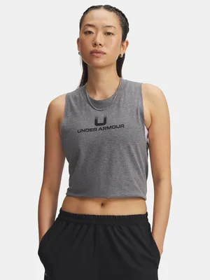 Produktbild von Under Armour Damen UA Varsity U Tanktop – Grau SM