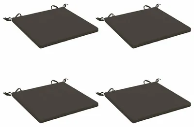 Productafbeelding van Zitkussens SOEST 4 st 100% Polyester Antraciet 50 x 50 x 3 cm