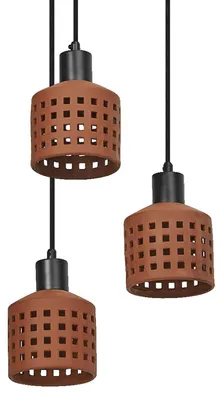 Produktbild von Hängelampe E27 325 cm breit H: max. 150 cm 3-flammig Modern Hängeleuchte
