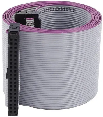 Zdjęcie produktu dla Płaski kabel linkowy z wtykiem żeńskim 40-pinowym do wtyku żeńskiego 40-pinowego