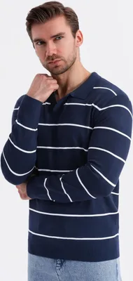 Immagine prodotto di Ombre Clothing Maglietta a maniche lunghe da uomo Kalila navy L