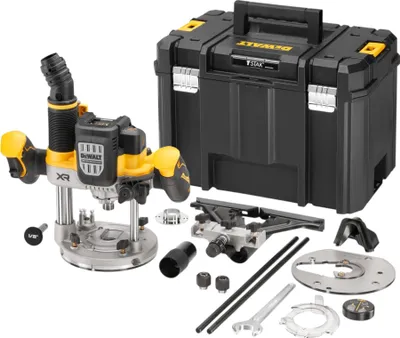 Produktbild von DeWalt Akku-Oberfräse 18 V (bürstenlos), incl. Zubehör, TSTAK-Box