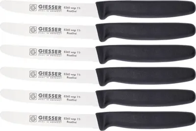 Produktbild von Giesser Universalmesser 11 cm Wellenschliff Schwarz