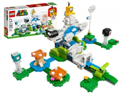 Zdjęcie produktu dla LEGO Super Mario Podniebny świat Lakitu — zestaw dodatkowy, Zestaw do budowania, 7 lat(a), Plastik, 0 szt., 485 g
