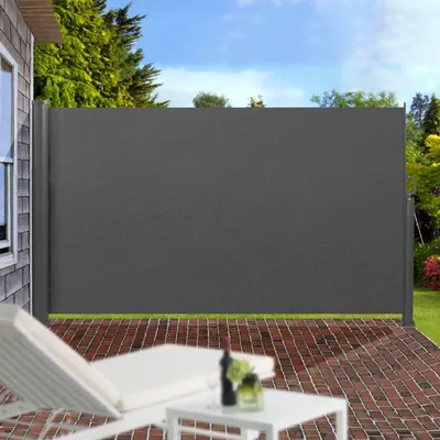 Produktbild von Seitenmarkise Sichtschutz Windschutz Sonnenschutz Seitenrollo Markise 300x160cm