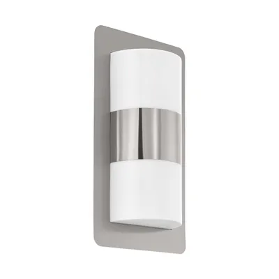 Immagine prodotto di Eglo 98085 CISTIERNA E27 lampada da parete/soffitto per esterni in acciaio inox bianco IP44