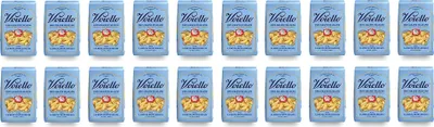 Produktbild von 20x Voiello La Mezza Penna Rigata n°154 Pasta 100% Italienischer Weizen 500g Teigwaren aus Hartweizengrieß Bronze-Zeichnung