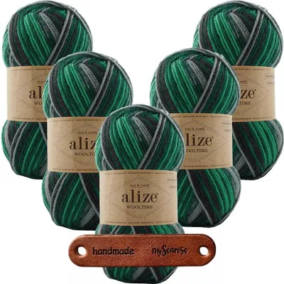 Produktbild von 5 x ALIZE WOOLTIME 11012 MIT LABEL