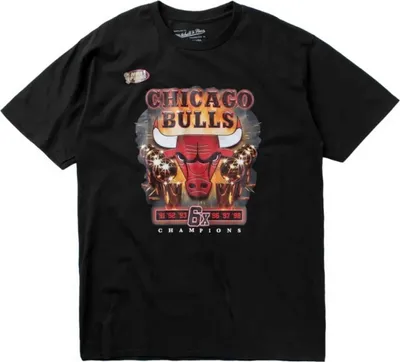 Produktbild von T-Shirt Mitchell & Ness BMTRBA19060-CBUBLCK für Herren