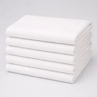 Produktbild von Geschirrtuch, 50 x 100 cm, weiß, 5er Pack : weiß : 100% Baumwolle