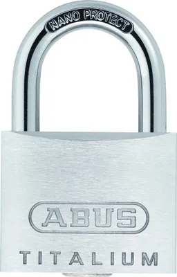 Produktbild von ABUS Vorhängeschloss Titalium 64TI/60 - Kellerschloss mit Schlosskörper aus Spezial-Aluminium - gehärteter Stahlbügel - ABUS-Sicherheitslevel 6