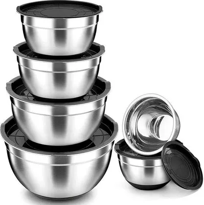 Image de Ensemble de mixeurs alimentaires en acier inoxydable