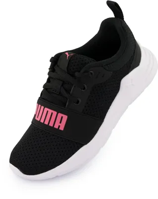Produktbild von Kinderschuhe Puma Jr Wired Textile Laufschuh Schwarz