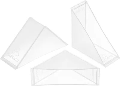 Obrázok produktu pre Rohové chrániče 8 kusov, 20x70 mm, biele, plastové, pre nábytok
