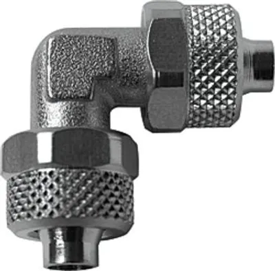 Produktbild von Riegler Winkelverbinder »value line«, für Schlauch 6/4, Messing vern.
