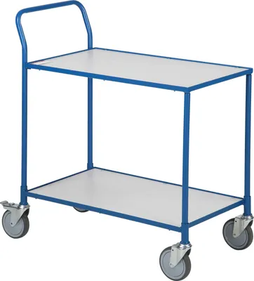 Produktbild von Schefer Tischwagen TW mit Schiebegriff und 2 Etagen Tragkraft 150kg