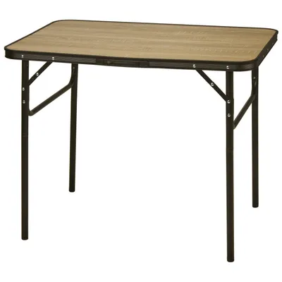 Produktbild von Redcliffs Campingtisch Zusammenklappbar Metall braun 90x60x70 cm
