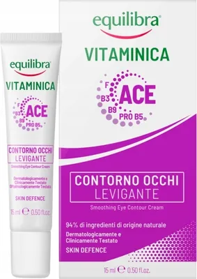 Zdjęcie produktu dla Equilibra Vitaminica Wygładzający Krem pod oczy, 15 ml