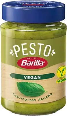 Obrázek produktu pro Barilla Pesto Vegan Basilico 195 g italské veganské bazalkové pesto
