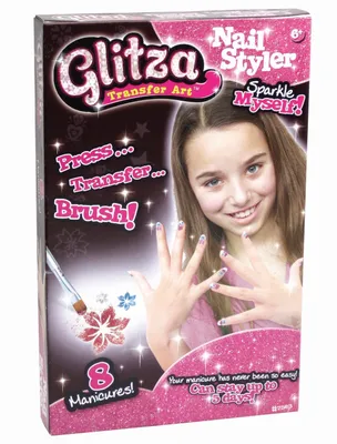 Produktbild von Glitza, Nagel Set, Glitzertattoos für Nägel
