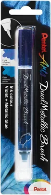 Image de Marqueur pinceau Dual Metallic Brush - violet
